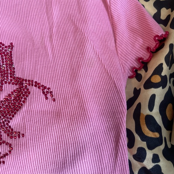 Jaded London - Angel & Devil Rhinestone Crop Top - Picture 3 of 6